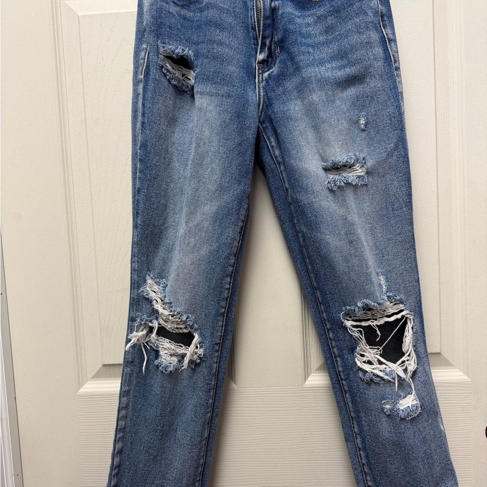 PacSun Light Blue Distressed Boyfriend Jeans